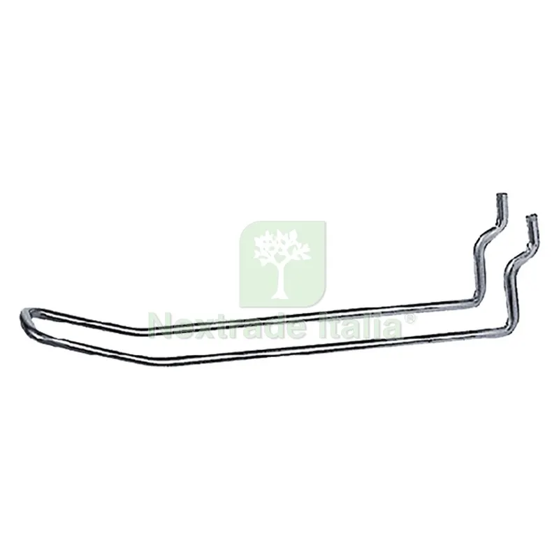 50PZ GANCIO PER PANNELLI PORTAUTENSILI cm 30 - modello semplice — Casalinghi e organizzazione — rif. FERX.506276NLM 50PZ GANCIO PER PANNELLI PORTAUTENSILI cm 30 - modello semplice — Casalinghi e organizzazione — rif. FERX.506276NLM