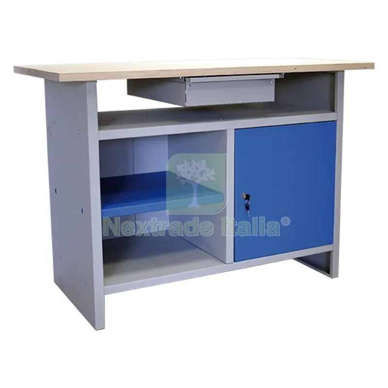 Banco da Lavoro cm 120x60xh84 — Set di attrezzi — rif. FERX.515866NLM Banco da Lavoro cm 120x60xh84 — Set di attrezzi — rif. FERX.515866NLM