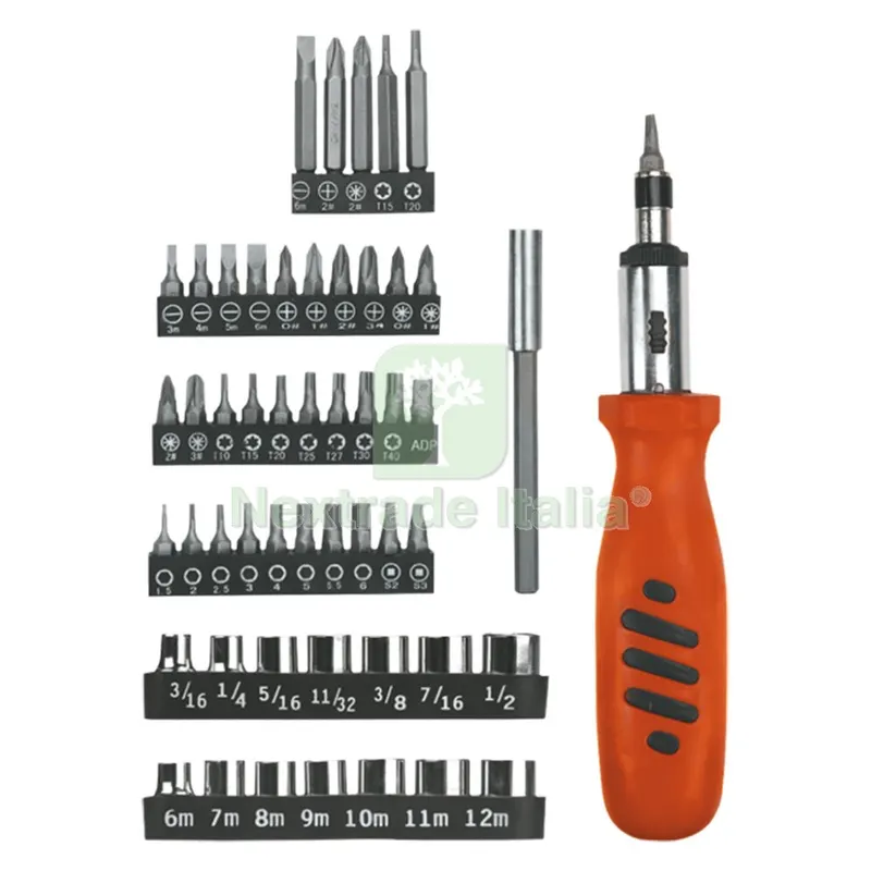 Set Avvitamento con Inserti e Bussole set 52 pz — Viti — rif. FERX.514199NLM Set Avvitamento con Inserti e Bussole set 52 pz — Viti — rif. FERX.514199NLM