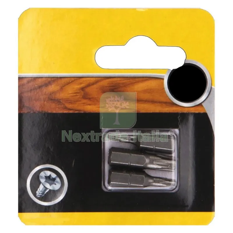 INSERTI PER AVVITATORI IN SET misti (6 pz) PH1-2-3 + SL4-6-7.2 — Punte, frese e dischi — rif. FERX.5069004NLM — foto 2