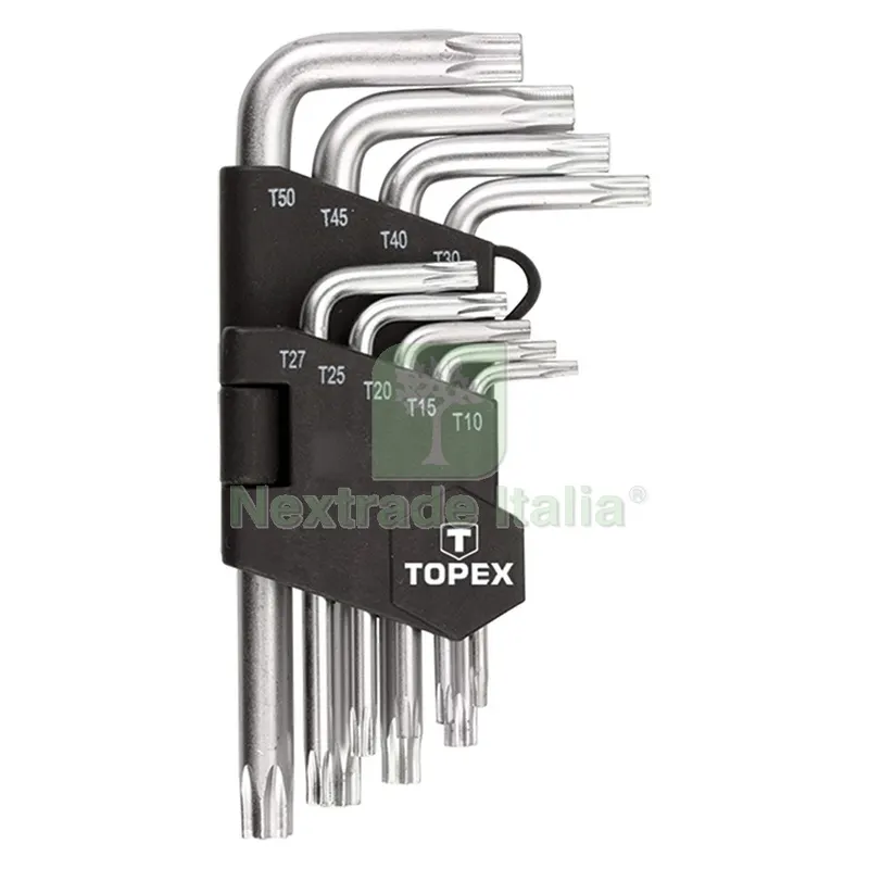 CHIAVI TORX 9 pz — Chiavi e bussole — rif. FERX.513410NLM CHIAVI TORX 9 pz — Chiavi e bussole — rif. FERX.513410NLM