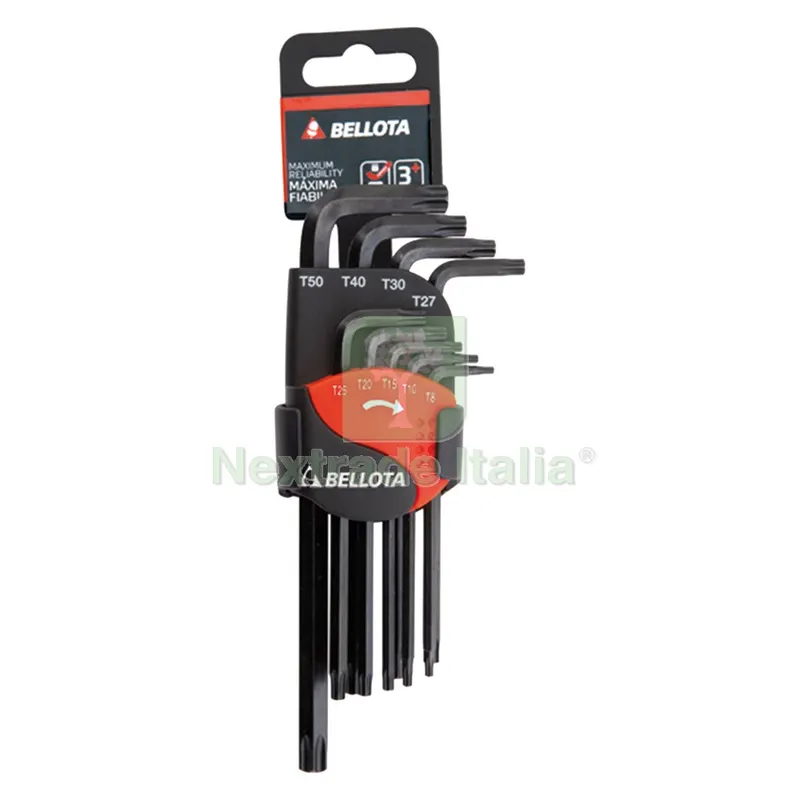Chiavi Torx in Serie (T9-T50) 9 pezzi — Tubi e raccordi — rif. FERX.513413NLM Chiavi Torx in Serie (T9-T50) 9 pezzi — Tubi e raccordi — rif. FERX.513413NLM