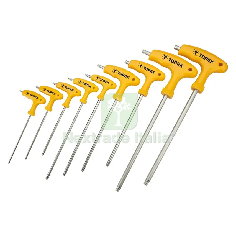 SERIE CACCIAVITI A 'T' RESISTANT-TORX 9 pz — Cacciaviti e giraviti — rif. FERX.560099NLM
