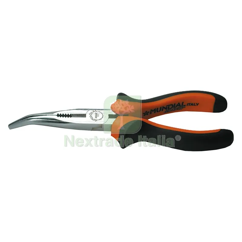 PINZA A BECCHI SEMI TONDI PIEGATI mm 170 — Pinze e tronchesi — rif. FERX.513829NLM
