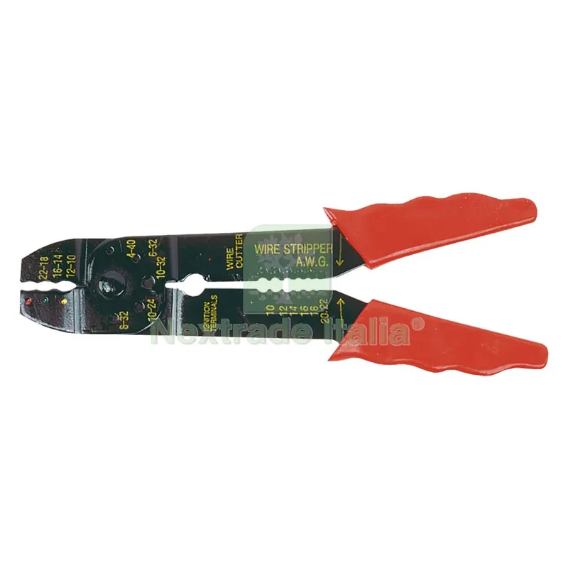 PINZA PER CAPICORDA E TERMINALI ISOLATI mm 205 — Pinze e tronchesi — rif. FERX.513920NLM PINZA PER CAPICORDA E TERMINALI ISOLATI mm 205 — Pinze e tronchesi — rif. FERX.513920NLM