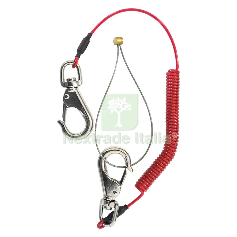 CORDONE PER EDILIZIA con moschettone — Ganci, moschettoni e anelli — rif. FERX.513522NLM CORDONE PER EDILIZIA con moschettone — Ganci, moschettoni e anelli — rif. FERX.513522NLM