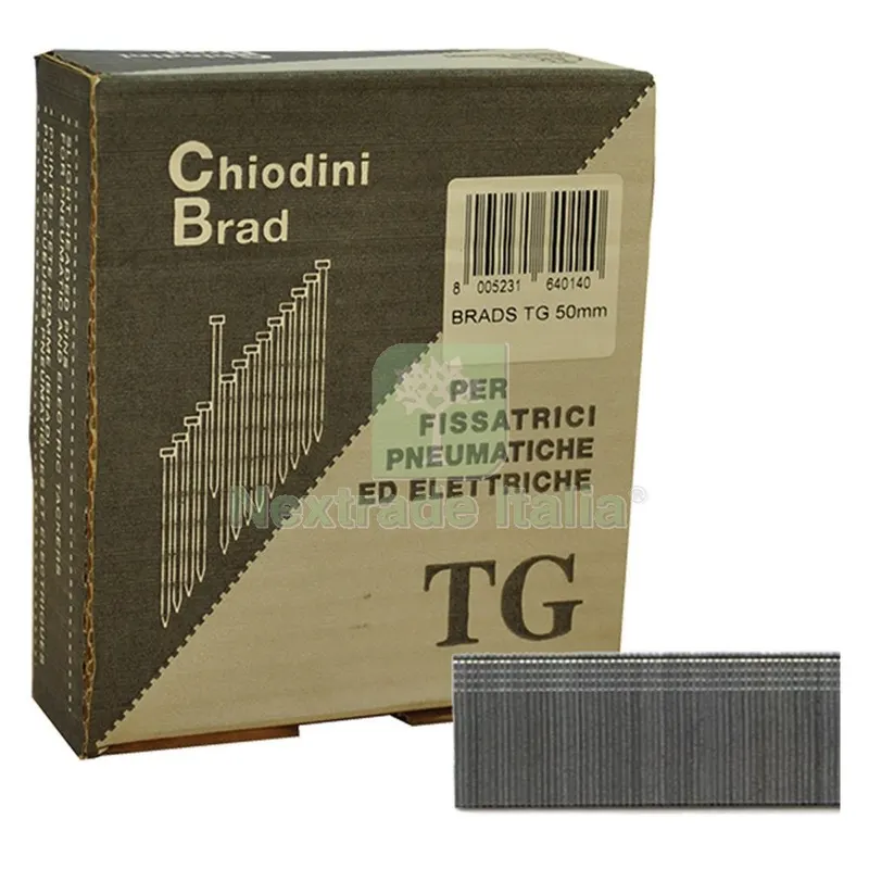 Punti per Inchiodatrice Pneumatica M. TG/50 cf. 5000 pz — Set di attrezzi — rif. FERX.507396NLM Punti per Inchiodatrice Pneumatica M. TG/50 cf. 5000 pz — Set di attrezzi — rif. FERX.507396NLM