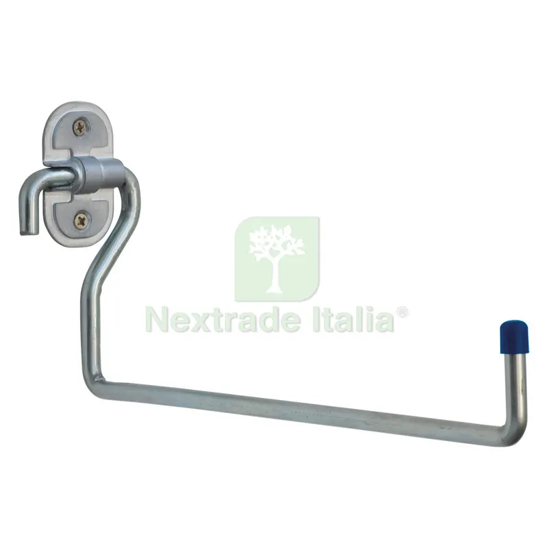10PZ Gancio Portabobina da Muro ART.4010 cm 29 x 12 — Ganci, moschettoni e anelli — rif. FERX.5075710NLM 10PZ Gancio Portabobina da Muro ART.4010 cm 29 x 12 — Ganci, moschettoni e anelli — rif. FERX.5075710NLM