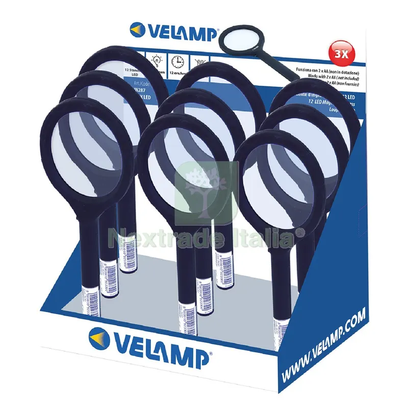12PZ LENTE DI INGRANDIMENTO 12 led - 15 lumen — Illuminazione — rif. FERX.5040014NLM 12PZ LENTE DI INGRANDIMENTO 12 led - 15 lumen — Illuminazione — rif. FERX.5040014NLM