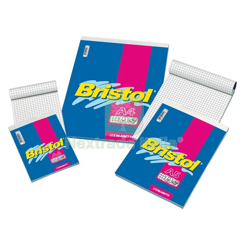 Blocco Note 'bristol' formato A5 - 60 fogli — Casalinghi e organizzazione — rif. FERX.5072930NLM Blocco Note 'bristol' formato A5 - 60 fogli — Casalinghi e organizzazione — rif. FERX.5072930NLM