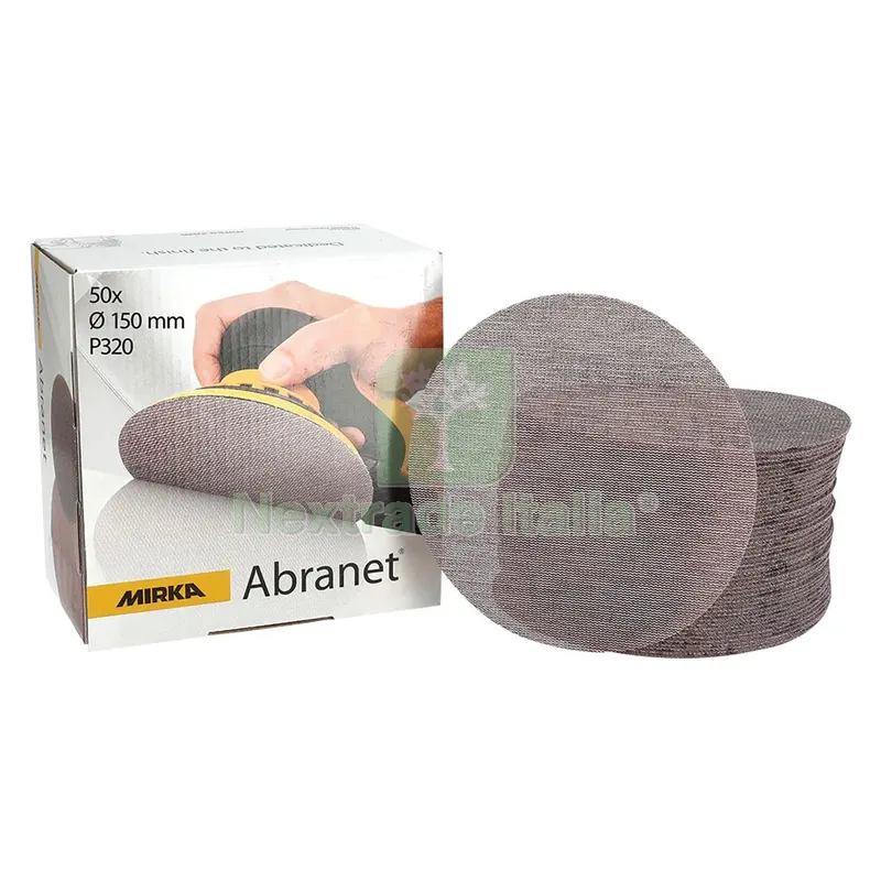 25PZ DISCO ABRASIVO PER LEVIGATRICE DA MURO 'ABRANET' grana 100 — Punte, frese e dischi — rif. FERX.5041171NLM