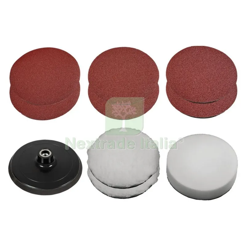 Set per Lucidatura/Levigatura 10 pezzi — Smerigliatrici e seghe — rif. FERX.5007650NLM Set per Lucidatura/Levigatura 10 pezzi — Smerigliatrici e seghe — rif. FERX.5007650NLM
