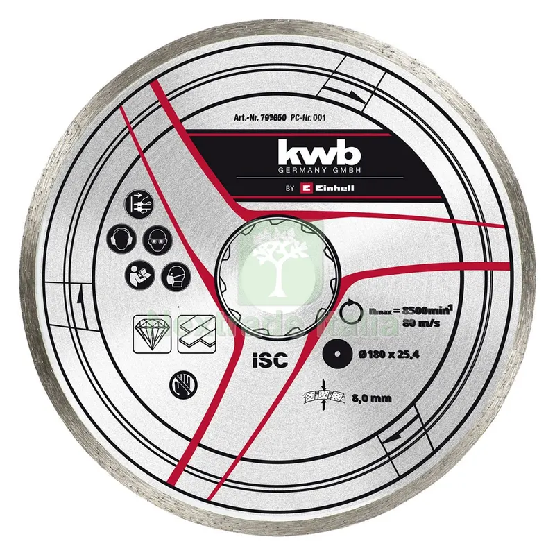 DISCO DIAMANTATO ø180 mm - foro 25,4 mm — Punte, frese e dischi — rif. FERX.5012260NLM DISCO DIAMANTATO ø180 mm - foro 25,4 mm — Punte, frese e dischi — rif. FERX.5012260NLM