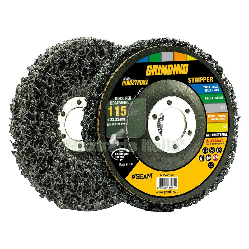 10PZ DISCO PULITURA IN NYLON MULTIMATERIALI 'GRINDING LINEA INDUSTRIALE' Ø 115 — Punte, frese e dischi — rif. FERX.5010830NLM 10PZ DISCO PULITURA IN NYLON MULTIMATERIALI 'GRINDING LINEA INDUSTRIALE' Ø 115 — Punte, frese e dischi — rif. FERX.5010830NLM