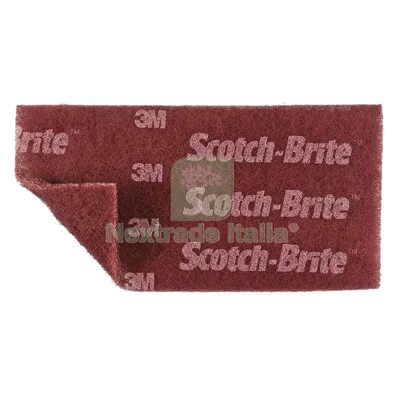 25PZ Tampone Abrasivo Manuale 'SCOTCH-BRITE' 'A-VFN' - mm 114 x 228 — Punte, frese e dischi — rif. FERX.5010244NLM 25PZ Tampone Abrasivo Manuale 'SCOTCH-BRITE' 'A-VFN' - mm 114 x 228 — Punte, frese e dischi — rif. FERX.5010244NLM