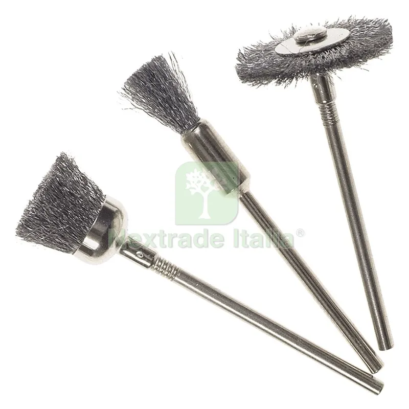 SET MINI SPAZZOLE PER TRAPANO set 3 pezzi — Trapani e avvitatori — rif. FERX.500961NLM