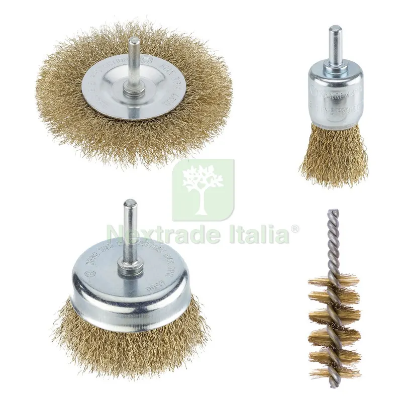 SET SPAZZOLE MISTE set 4 pezzi — Attrezzi da giardino — rif. FERX.502871NLM SET SPAZZOLE MISTE set 4 pezzi — Attrezzi da giardino — rif. FERX.502871NLM