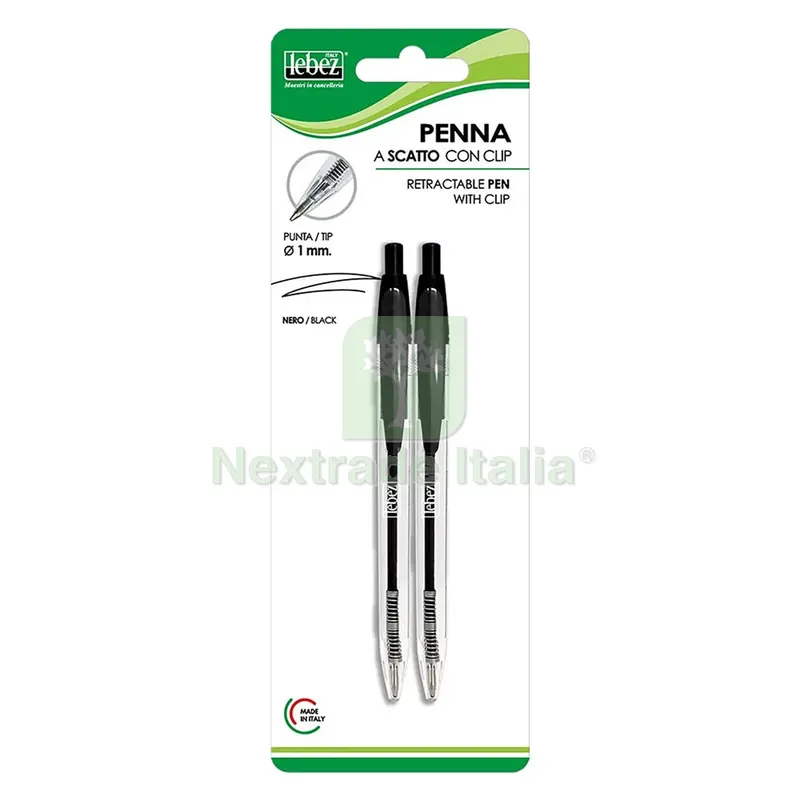 Penna a Scatto con Clip inchiostro blu — Articoli per ufficio — rif. FERX.5072808NLM