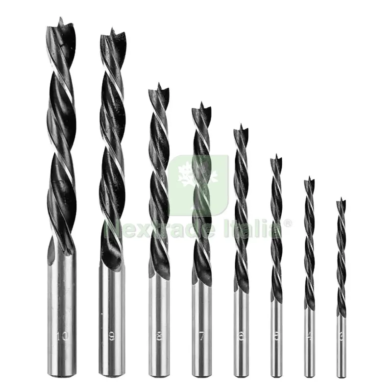 SERIE PUNTE PER LEGNO cf. 8 pz — Punte, frese e dischi — rif. FERX.500691NLM SERIE PUNTE PER LEGNO cf. 8 pz — Punte, frese e dischi — rif. FERX.500691NLM