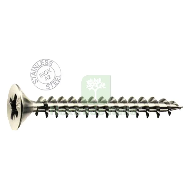 200C% VITE PER LEGNO T.S.P. INOX 'PANELVIT' TSP mm 4 x 20 — Viti — rif. FERX.4000270NLM 200C% VITE PER LEGNO T.S.P. INOX 'PANELVIT' TSP mm 4 x 20 — Viti — rif. FERX.4000270NLM