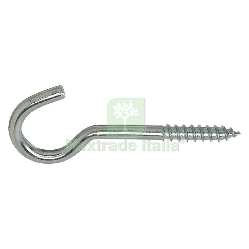 200PZ GANCIO A VITE (16 x 30) D.6 x L.10 x d.2,25 mm — Ganci, moschettoni e anelli — rif. FERX.4028102NLM 200PZ GANCIO A VITE (16 x 30) D.6 x L.10 x d.2,25 mm — Ganci, moschettoni e anelli — rif. FERX.4028102NLM