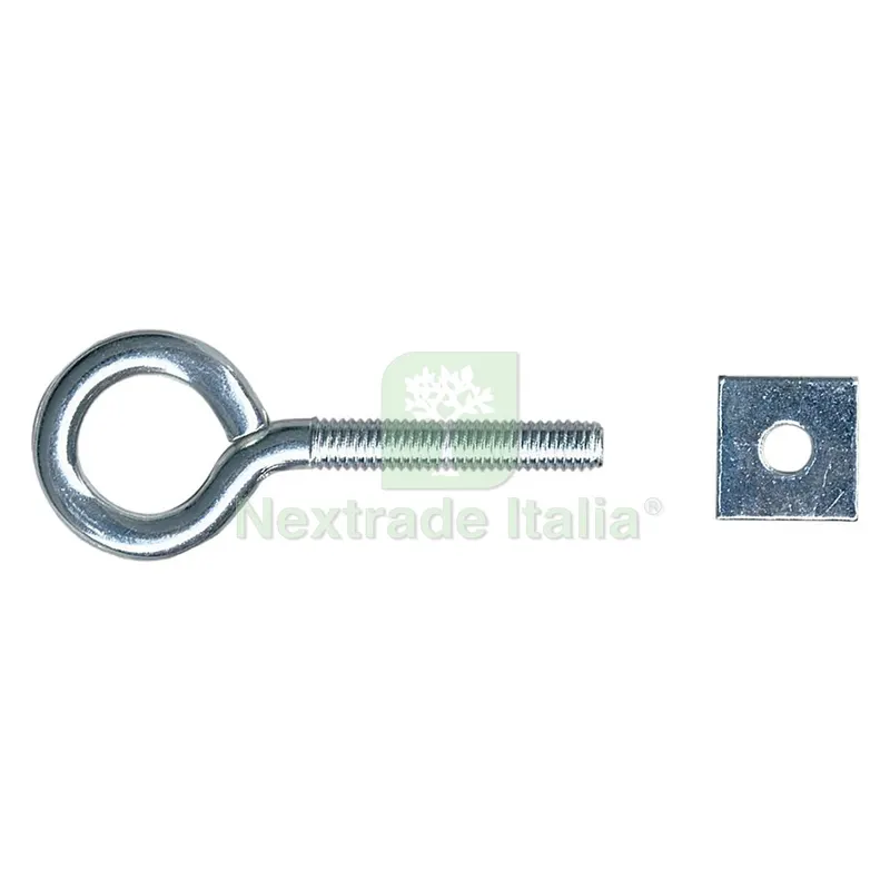 200PZ Occhiolo a Vite con Dado D.12 x L.30 mm x d.M5 — Minuteria metallica — rif. FERX.4026104NLM