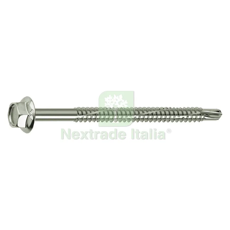 200C% TIRAFONDO AUTOPERFORANTE PER FERRO '943' mm 6,3 x 30 — Viti — rif. FERX.401151NLM 200C% TIRAFONDO AUTOPERFORANTE PER FERRO '943' mm 6,3 x 30 — Viti — rif. FERX.401151NLM
