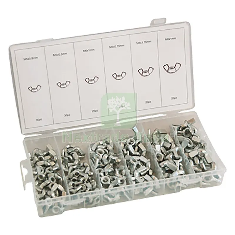 ASSORTIMENTO DADI A GALLETTO totale 150 pz — Bulloni, dadi e rondelle — rif. FERX.3159240NLM ASSORTIMENTO DADI A GALLETTO totale 150 pz — Bulloni, dadi e rondelle — rif. FERX.3159240NLM