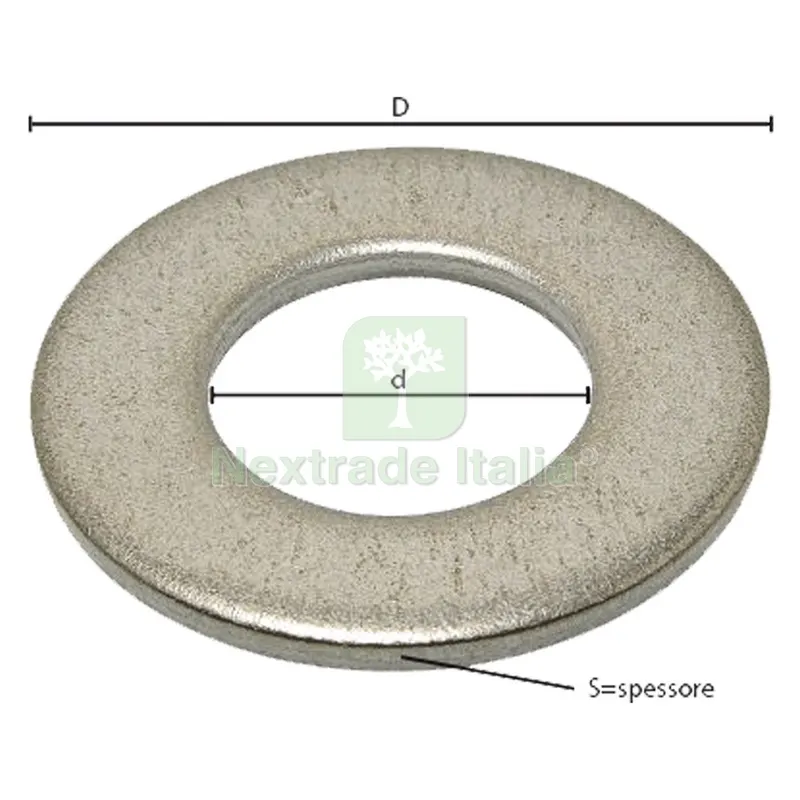 5000C% RONDELLA PIANA COMUNE M 5 - 1,1 x 10 x 5,5 mm — Bulloni, dadi e rondelle — rif. FERX.402324NLM 5000C% RONDELLA PIANA COMUNE M 5 - 1,1 x 10 x 5,5 mm — Bulloni, dadi e rondelle — rif. FERX.402324NLM