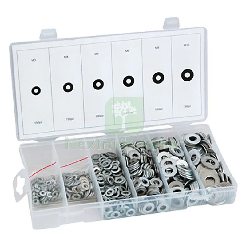 Assortimento Rondelle Piane totale 900 pz — Bulloni, dadi e rondelle — rif. FERX.3159220NLM