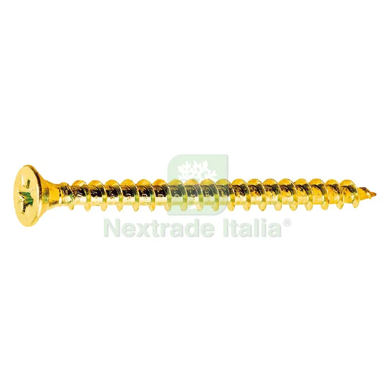 1000C% VITE PER LEGNO T.S.P. OTTONATA TSP mm 3,5 x 16 — Viti — rif. FERX.4200280NLM 1000C% VITE PER LEGNO T.S.P. OTTONATA TSP mm 3,5 x 16 — Viti — rif. FERX.4200280NLM