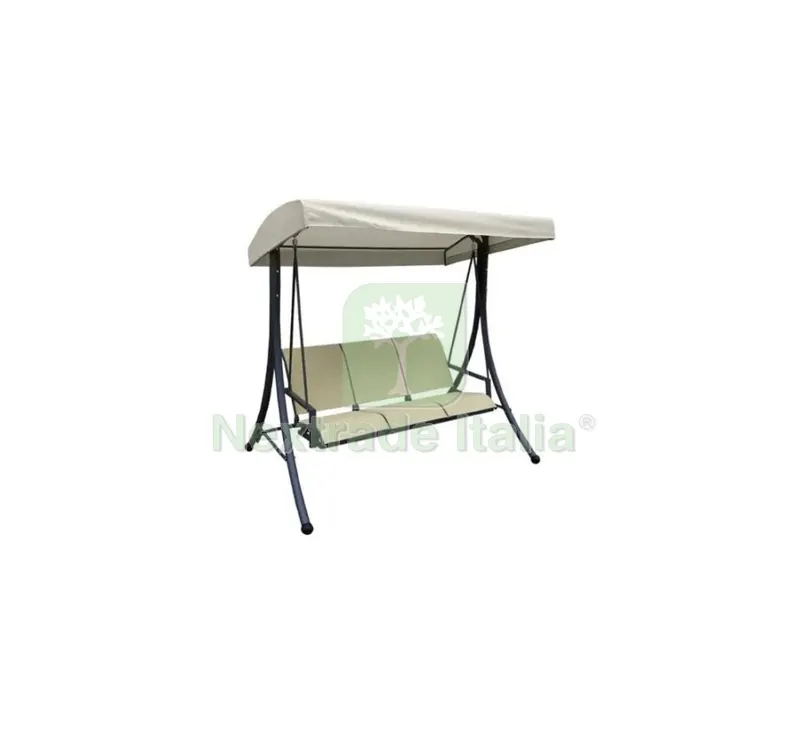 Dondolo 3 Posti 'amalfi' cm. 178 x 113 x h.175 — Tempo libero outdoor — rif. FERX.6129377NLM Dondolo 3 Posti 'amalfi' cm. 178 x 113 x h.175 — Tempo libero outdoor — rif. FERX.6129377NLM