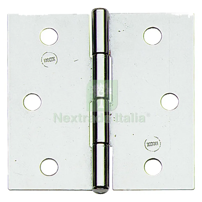 Cerniera in Acciaio Inox ART.121IN mm. 40 x 40 - pz. 2 nx1 — Cerniere e cardini — rif. FERX.39322NLM