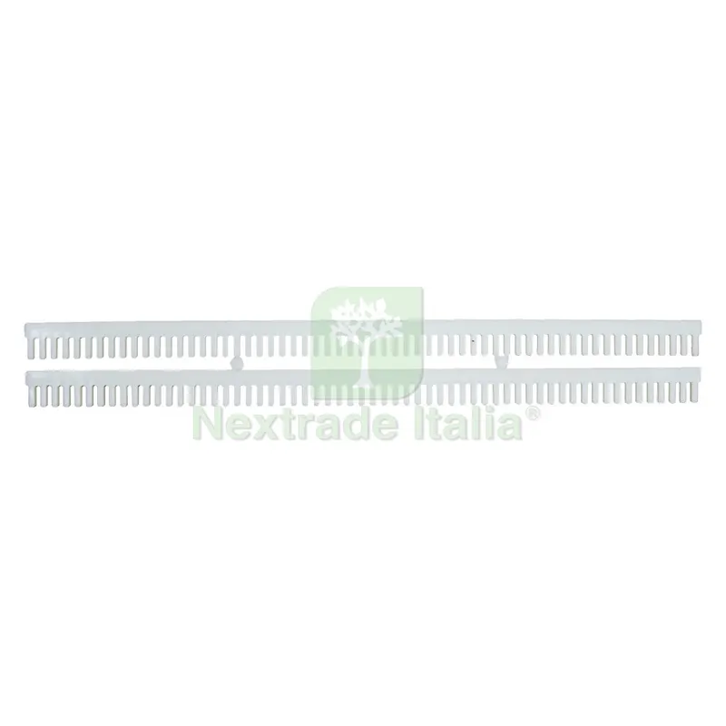 20PZ PETTINE PER LISTELLO passo 3,35 mm (60 denti) cm 30x1,5 — Interruttori e prese — rif. FERX.8047680NLM 20PZ PETTINE PER LISTELLO passo 3,35 mm (60 denti) cm 30x1,5 — Interruttori e prese — rif. FERX.8047680NLM