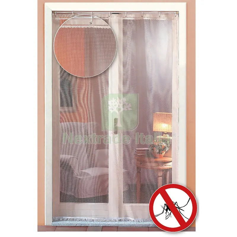 TENDA ZANZARIERA CON ANELLI 'MOSCHITO' bianca — Tende e zanzariere — rif. FERX.3143910NLM TENDA ZANZARIERA CON ANELLI 'MOSCHITO' bianca — Tende e zanzariere — rif. FERX.3143910NLM