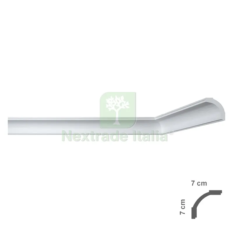 65PZ CORNICE DECORATIVA PER SOFFITTO mod. I765 - mm. 70x70 — Cornici e profili decorativi — rif. FERX.913144NLM 65PZ CORNICE DECORATIVA PER SOFFITTO mod. I765 - mm. 70x70 — Cornici e profili decorativi — rif. FERX.913144NLM