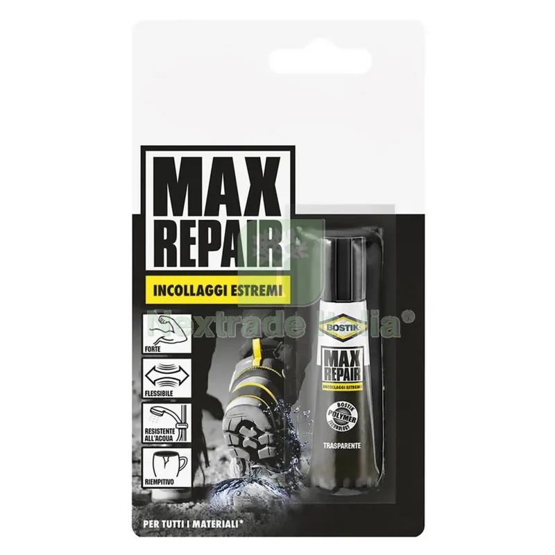 6PZ ADESIVO ISTANTANEO 'MAX REPAIR' gr. 20 (clip strip) — Adesivi e sigillanti — rif. FERX.9120238NLM — foto 2 6PZ ADESIVO ISTANTANEO 'MAX REPAIR' gr. 20 (clip strip) — Adesivi e sigillanti — rif. FERX.9120238NLM — foto 2