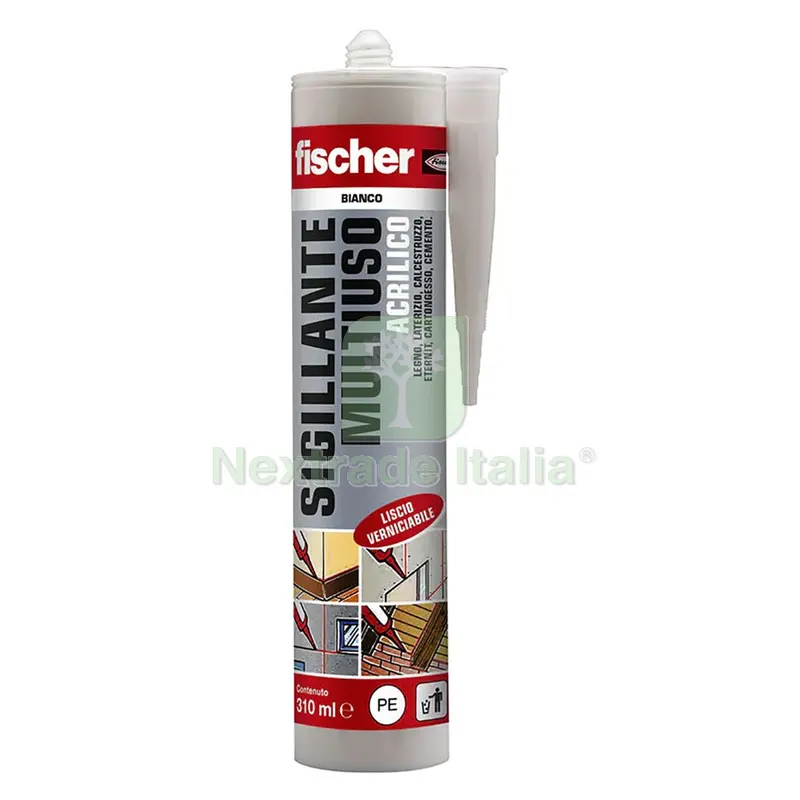 25PZ SILICONE ACRILICO bianco ml 310 — Adesivi e sigillanti — rif. FERX.9008900NLM
