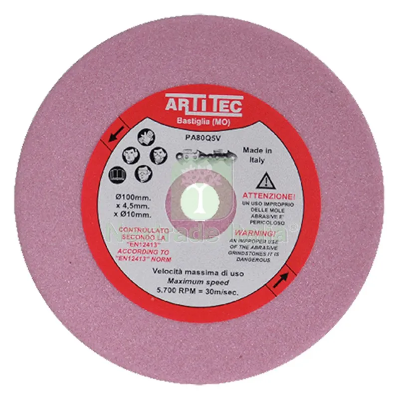 MOLA PER AFFILATRICE ELETTRICA ''AR / AR-MP'' foro ø10 - sp. 4,5 mm (mod.AR) — Affilatura e pietre — rif. FERX.608890NLM MOLA PER AFFILATRICE ELETTRICA ''AR / AR-MP'' foro ø10 - sp. 4,5 mm (mod.AR) — Affilatura e pietre — rif. FERX.608890NLM