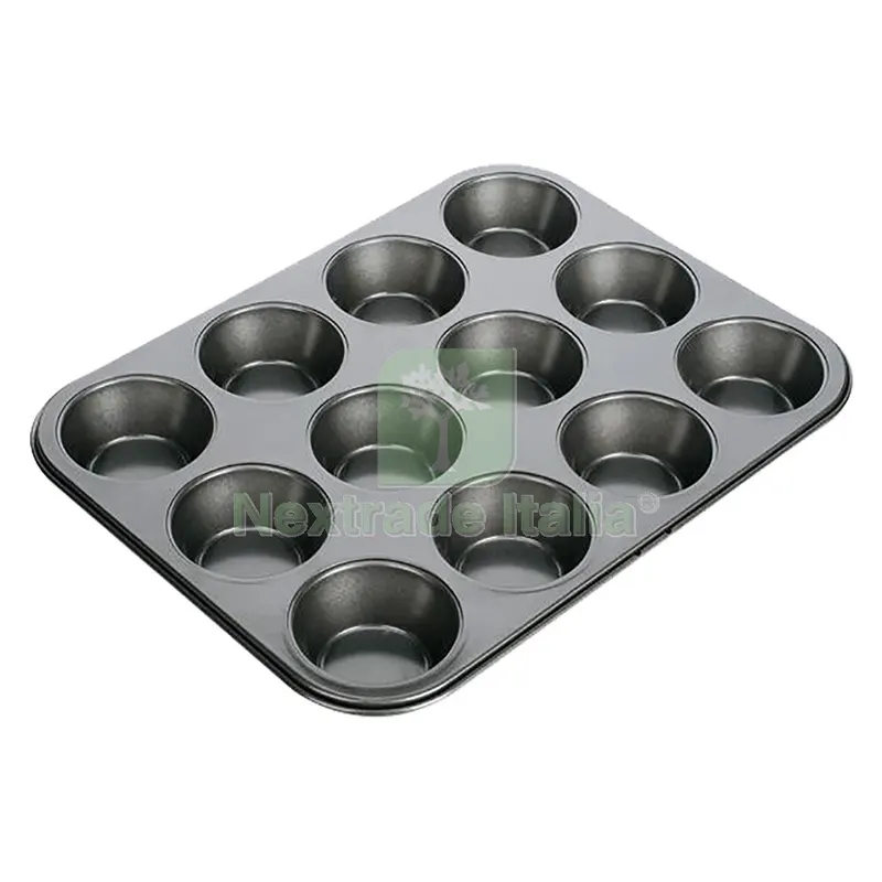 STAMPO PER 12 MUFFIN art.623222 - linea Delicia — Casalinghi e organizzazione — rif. FERX.7905930NLM STAMPO PER 12 MUFFIN art.623222 - linea Delicia — Casalinghi e organizzazione — rif. FERX.7905930NLM