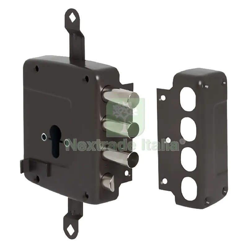 SERRATURA DA APPLICARE TRIPLICE PER LEGNO ART. 561 E 60 Sx — Serrature e cilindri — rif. FERX.3160181NLM SERRATURA DA APPLICARE TRIPLICE PER LEGNO ART. 561 E 60 Sx — Serrature e cilindri — rif. FERX.3160181NLM