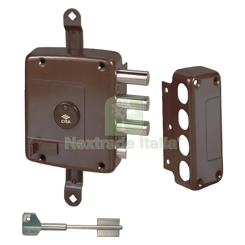 SERRATURA DA APPLICARE TRIPLICE PER LEGNO ART. 571 E 60 Sx — Serrature e cilindri — rif. FERX.3160186NLM SERRATURA DA APPLICARE TRIPLICE PER LEGNO ART. 571 E 60 Sx — Serrature e cilindri — rif. FERX.3160186NLM