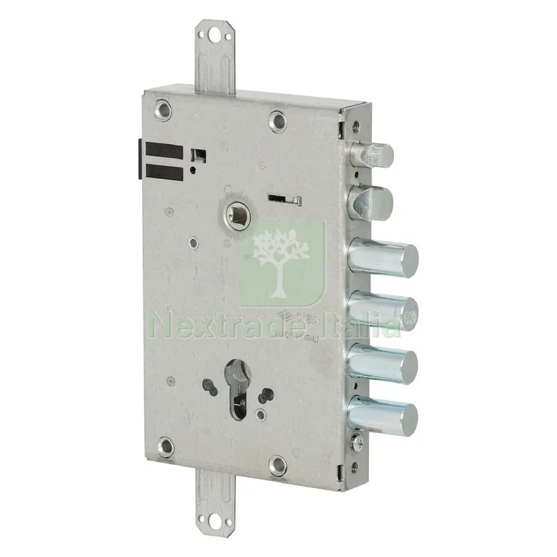 SERRATURA ELETTRICA DA APPLICARE TRIPLICE PER PORT E 64 - 2 mandate / 4 catenacci — Serrature e cilindri — rif. FERX.3160200NLM SERRATURA ELETTRICA DA APPLICARE TRIPLICE PER PORT E 64 - 2 mandate / 4 catenacci — Serrature e cilindri — rif. FERX.3160200NLM