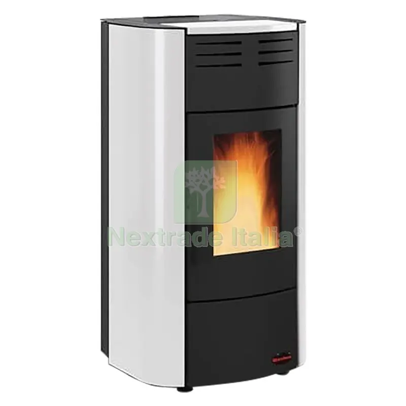TERMOSTUFA A PELLET 'RAFFAELLA IDRO H15' Colore grlc (grigio luce) — Stufe e camini — rif. FERX.7001519NLM TERMOSTUFA A PELLET 'RAFFAELLA IDRO H15' Colore grlc (grigio luce) — Stufe e camini — rif. FERX.7001519NLM