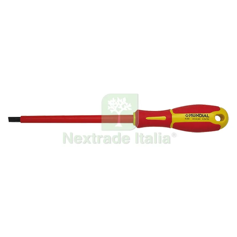 CACCIAVITE A TAGLIO 6,5 x150 codice 5030708 — Cacciaviti e giraviti — rif. FERX.5030708NLM CACCIAVITE A TAGLIO 6,5 x150 codice 5030708 — Cacciaviti e giraviti — rif. FERX.5030708NLM