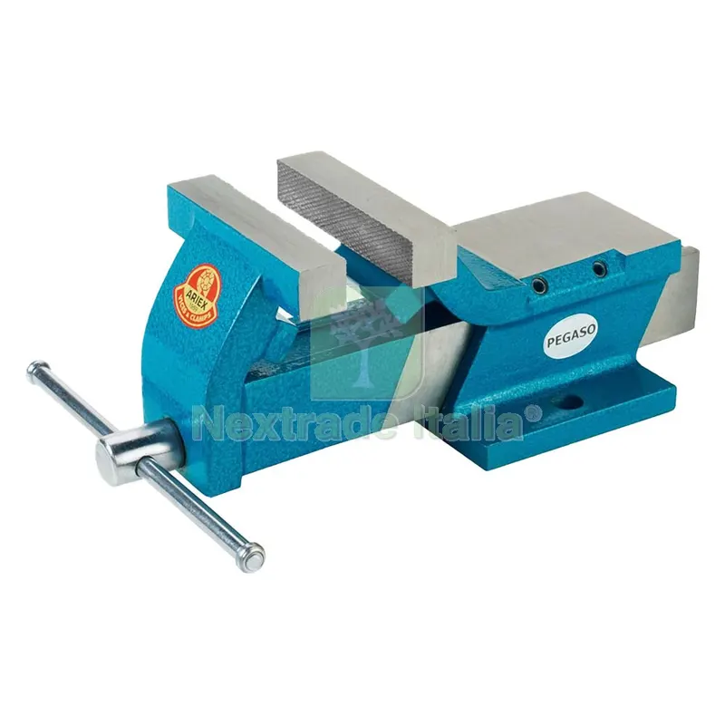MORSA DA BANCO FISSA mm 125 / apert.ganasce mm 120 — Morse morsetti e strettoi — rif. FERX.5022706NLM