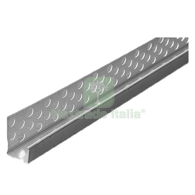 20PZ PROFILO PARABORDO A 'U' PER CARTONGESSO cm 300 — Isolanti e reti — rif. FERX.1031554NLM