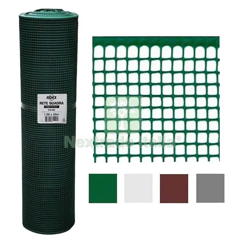 RETE DI PROTEZIONE PER BALCONI 'QUADRANET' mt. 1 x 10 - colore verde — Reti da cantiere e protezione — rif. FERX.1050790NLM RETE DI PROTEZIONE PER BALCONI 'QUADRANET' mt. 1 x 10 - colore verde — Reti da cantiere e protezione — rif. FERX.1050790NLM