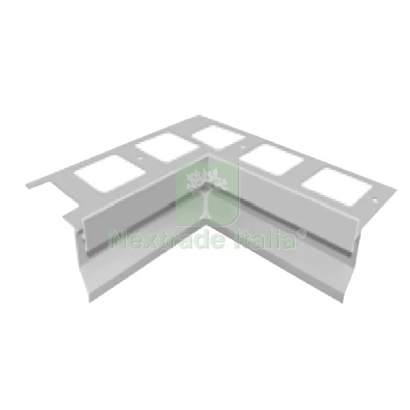 ANGOLARE INTERNO PER GOCCIOLATOIO BALCONI/TERRAZZE 'TOP' in alluminio — Irrigazione — rif. FERX.1031372NLM