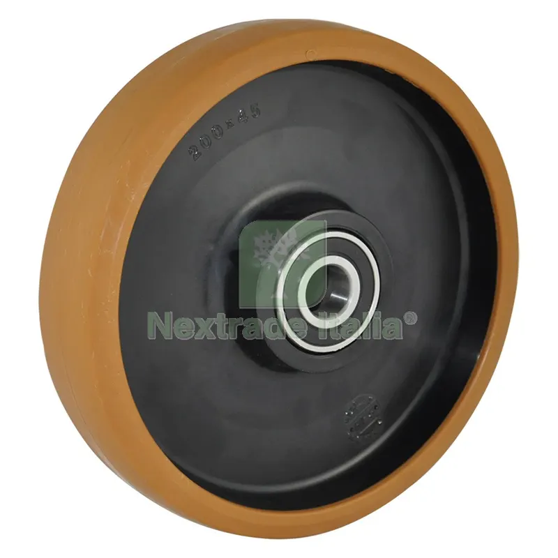 Ruota per Transpallet ricambio mm 200 x 45 — Casalinghi e organizzazione — rif. FERX.314727NLM Ruota per Transpallet ricambio mm 200 x 45 — Casalinghi e organizzazione — rif. FERX.314727NLM